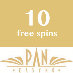 10 free spinów bez depozytu w Pan Kasyno
