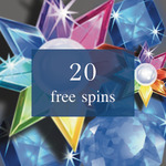 20 free spinów, graj w starburst za darmo