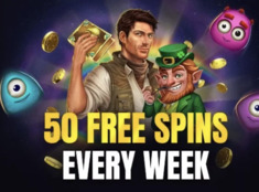 50 free spins z cotygodniowym doładowaniem