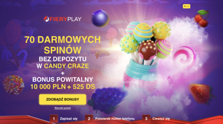 Bonus powitalny w Fiery Play Bonus powitalny w Fiery Play