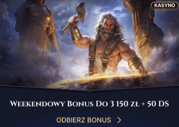 Cazeus z bonusem na weekend