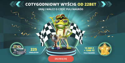 Cotygodniowy wyścig z free spinami w 22Bet Cotygodniowy wyścig z free spinami w 22Bet