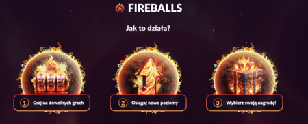 Darmowe spiny z bonusem gotówkowym od Fireball Darmowe spiny z bonusem gotówkowym od Fireball