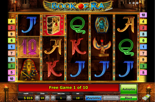 Gra hazardowa Book of Ra