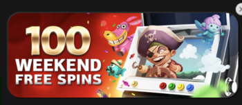 Nawet 100 free spinów w każdy weekend w kasynie online