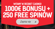 Nawet 250 free spinów w bonusie od RedBet