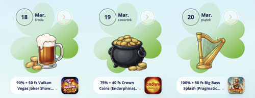 Promocja bonusowa Vulkan Vegas na St patrick Day Promocja bonusowa Vulkan Vegas na St patrick Day