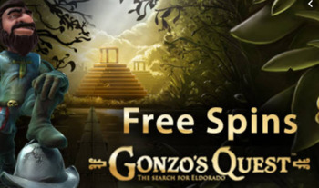 Promocja z free spinami  w Gonzo Quest od FortuneClock