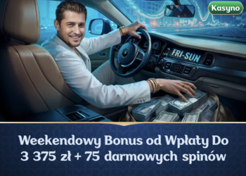Weekendowy bonus w kasynie Millioner