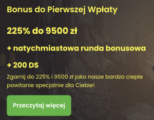 Wielki bonus z pierwszym depozytem